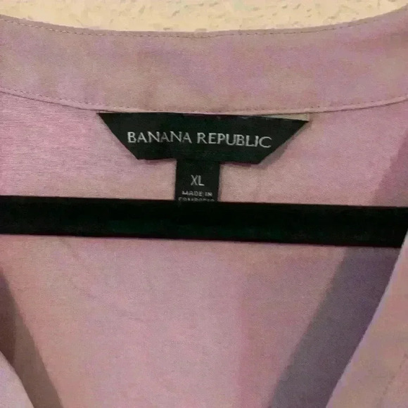 Banana Republic pink sleeveless top sz XL office business casual sleeveless - Picture 2 of 6